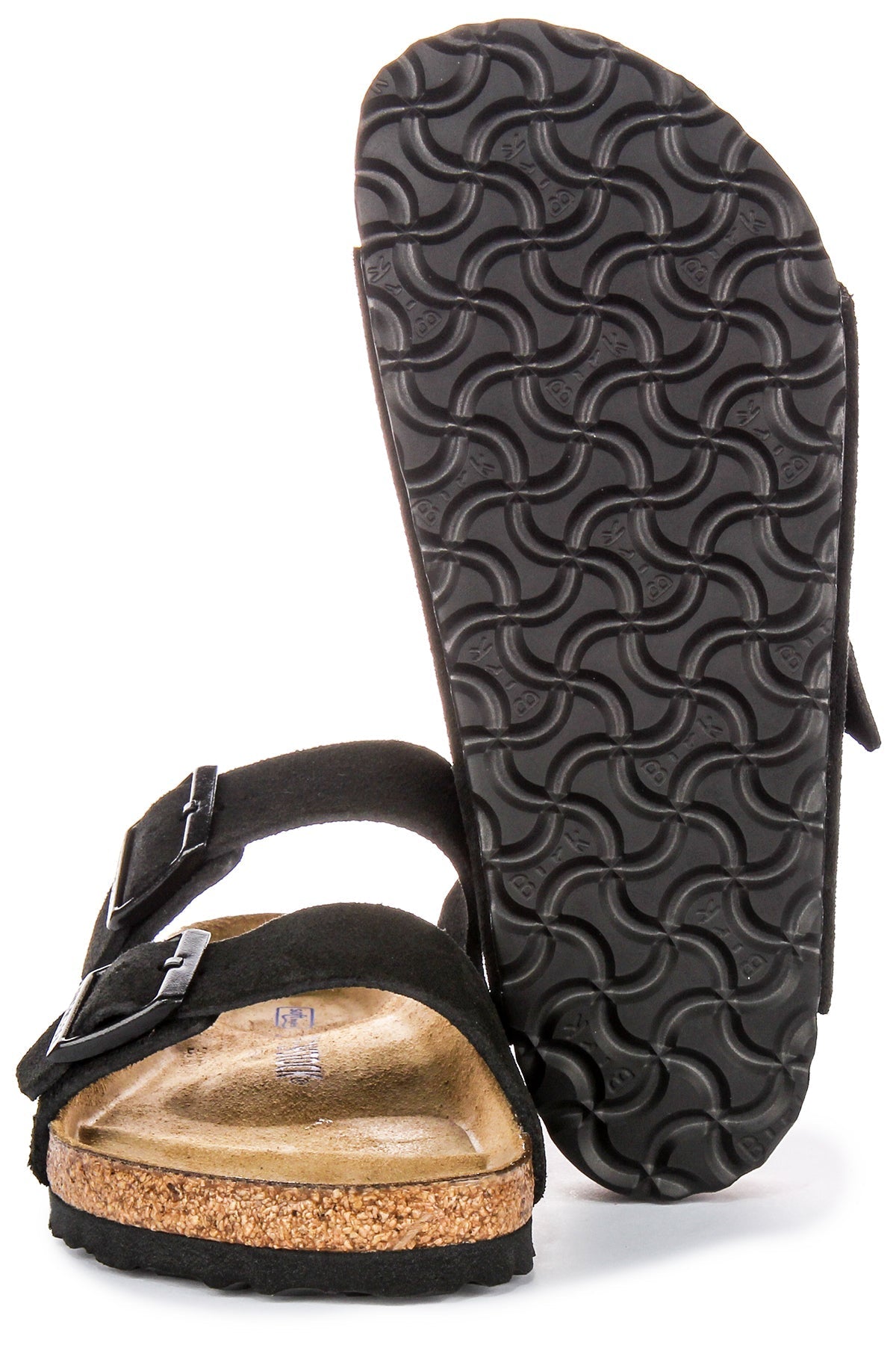 Birkenstock Arizona Sandals | Black suede leather - Soft Footbed for Men and Women