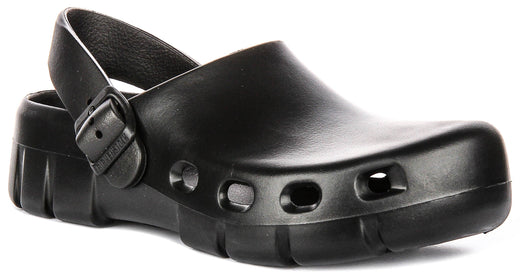 Birkenstock Birki Flow Clogs | Black EVA for Women - Regular Fit