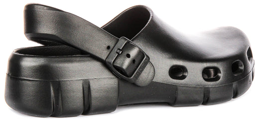 Birkenstock Birki Flow Clogs | Black EVA for Women - Regular Fit