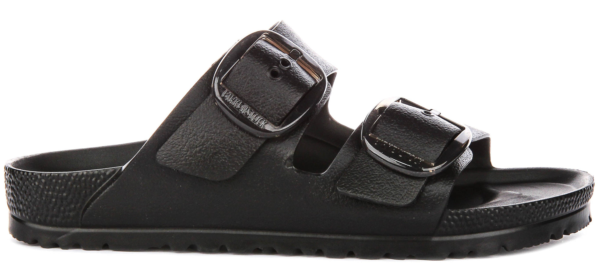 Birkenstock Arizona Sandals | Black EVA - Big Buckle for Women - Narrow Fit
