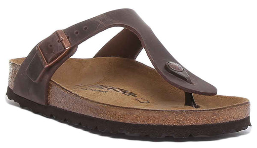Birkenstock Gizeh Sandals | Brown genuine leather for Women