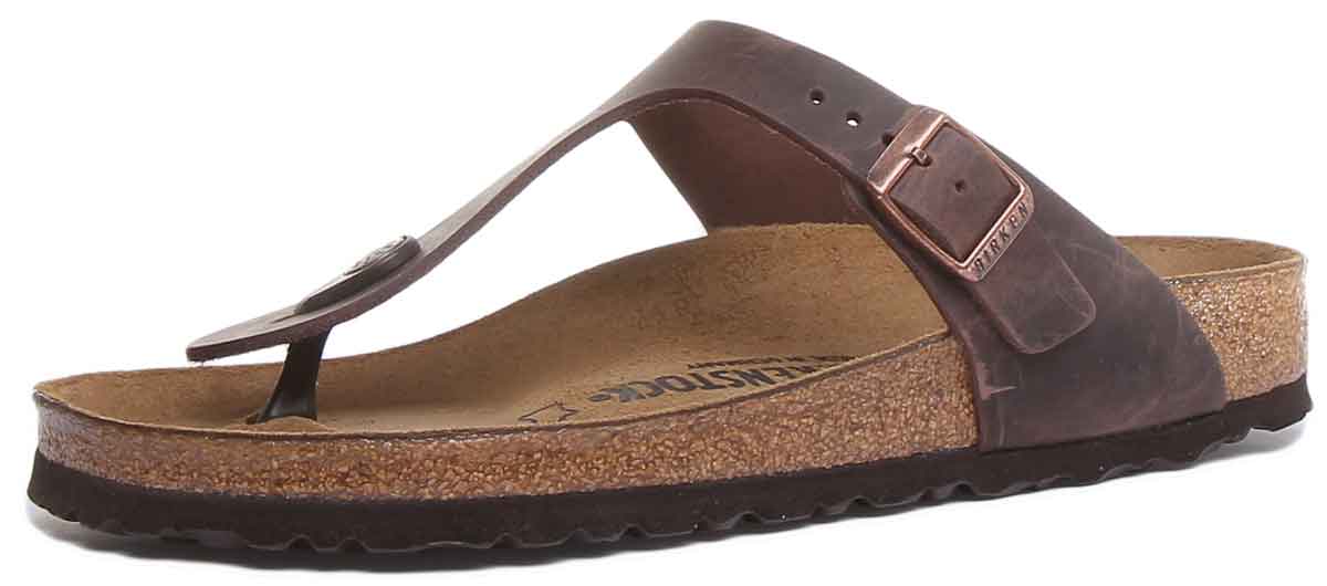 Birkenstock Gizeh Sandals | Brown genuine leather for Women