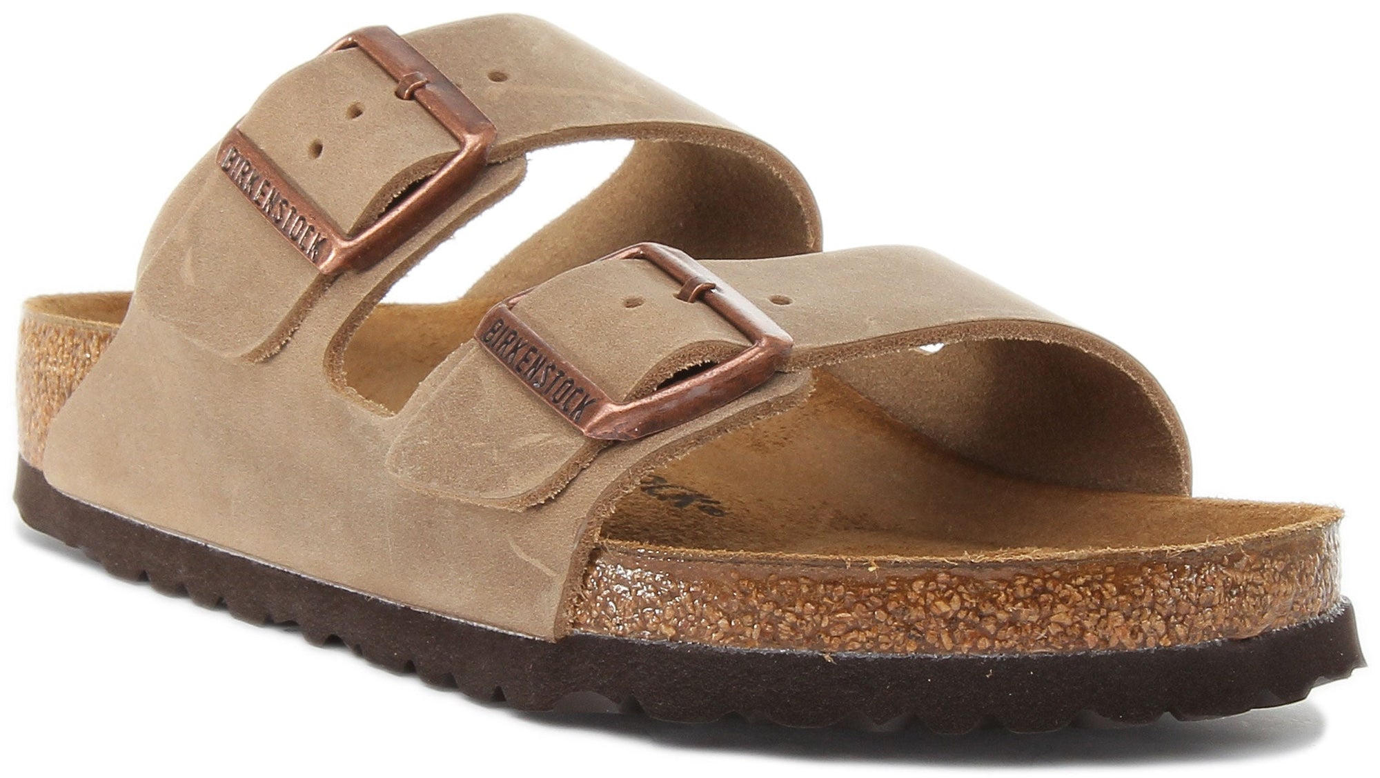 Sandali Birkenstock Arizona | Pelle nabuk marrone da donna