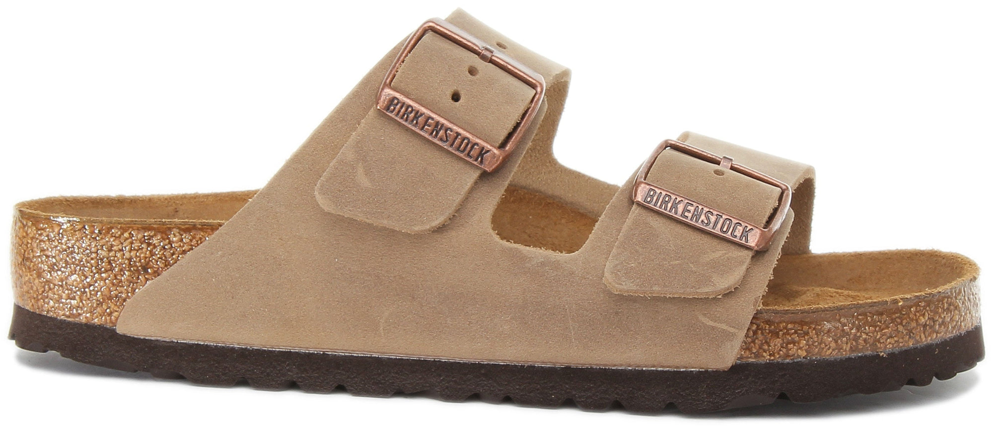 Sandali Birkenstock Arizona | Pelle nabuk marrone da donna