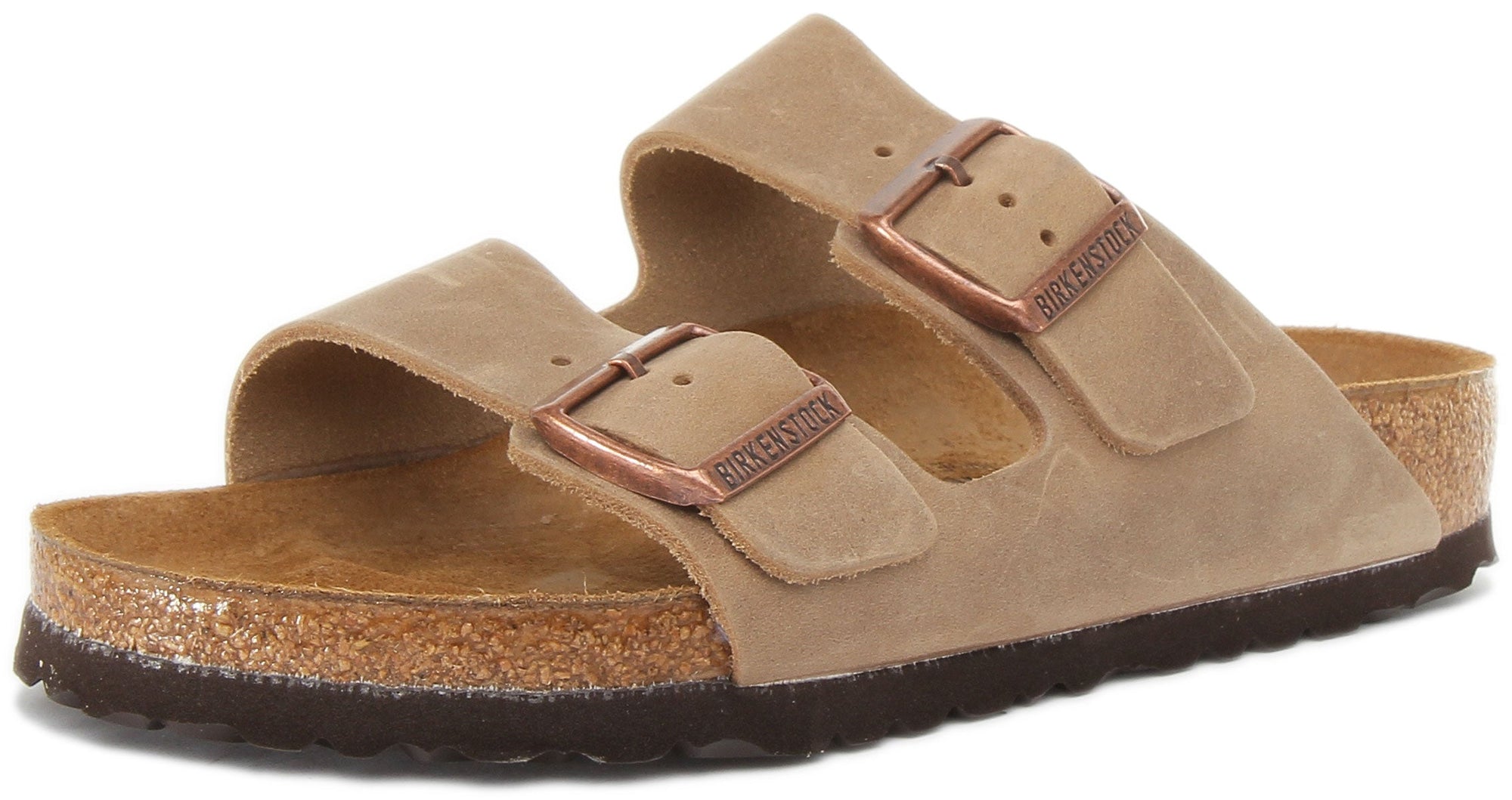 Sandali Birkenstock Arizona | Pelle nabuk marrone da donna