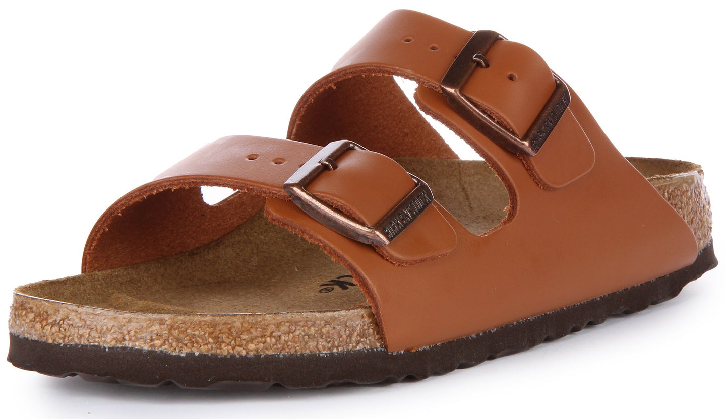 Birkenstock Arizona Sandals | Brown genuine leather for Men and Women