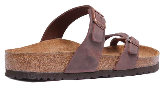 Birkenstock Mayari Sandals | Dark Brown genuine leather for Women