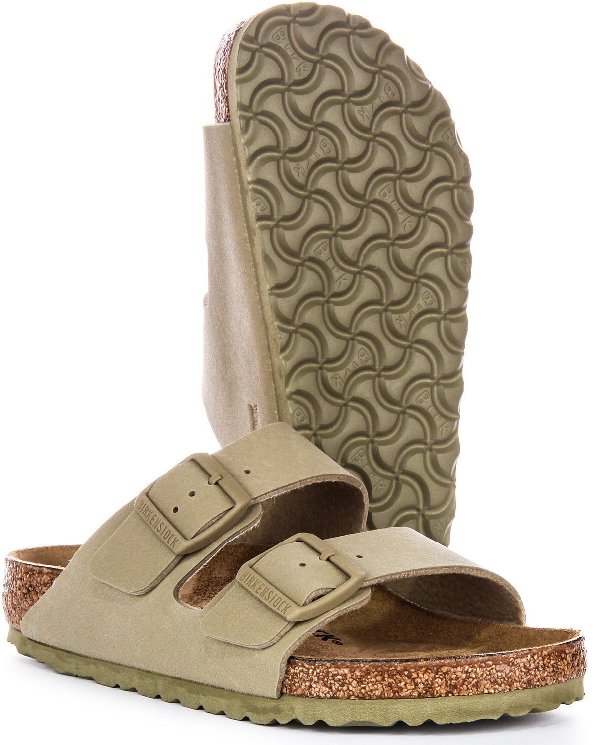 Birkenstock Arizona Sandals | Khaki Birko-Flor for Men and Women