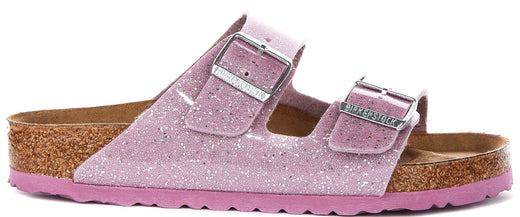 Birkenstock Arizona Sandals | Lavender Birko-Flor for Kids - Regular Fit