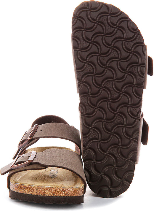 Scarpe Birkenstock New York | Birko-Flor color moka per bambini - calzata stretta
