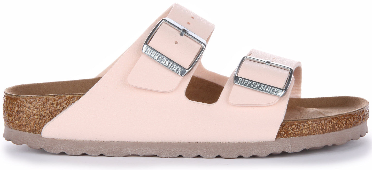 Birkenstock Arizona Sandals | Pink Birkibuc - Vegan-Friendly for Women
