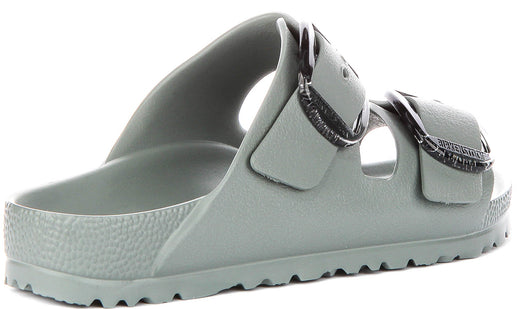 Birkenstock Arizona Sandals | Sage Green EVA - Big Buckle for Women - Narrow Fit
