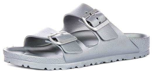 Birkenstock Arizona Sandals | Silver EVA for Men and Women - Narrow Fit