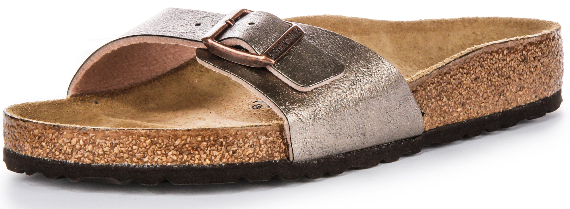 Sandali Birkenstock Madrid | Birko-Flor color tortora da donna