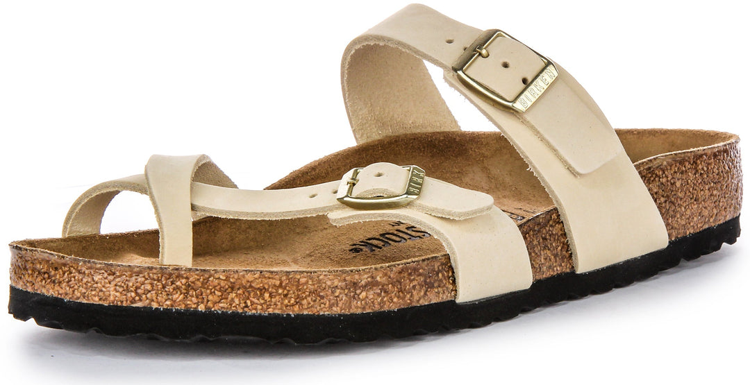 Birkenstock Mayari Sandals | Beige suede leather for Women
