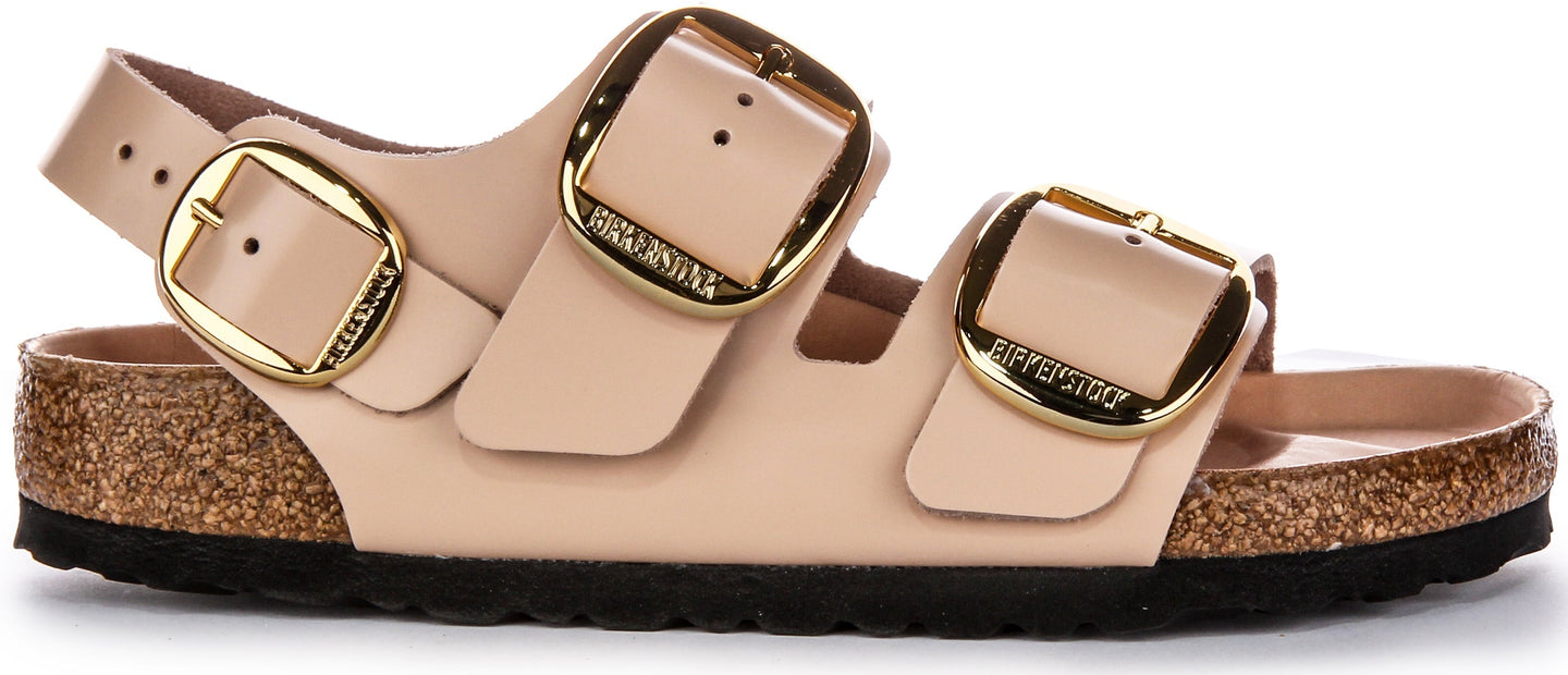 Sandali Birkenstock Milano | Pelle beige autentica da donna
