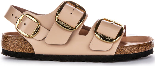 Sandali Birkenstock Milano | Pelle beige autentica da donna