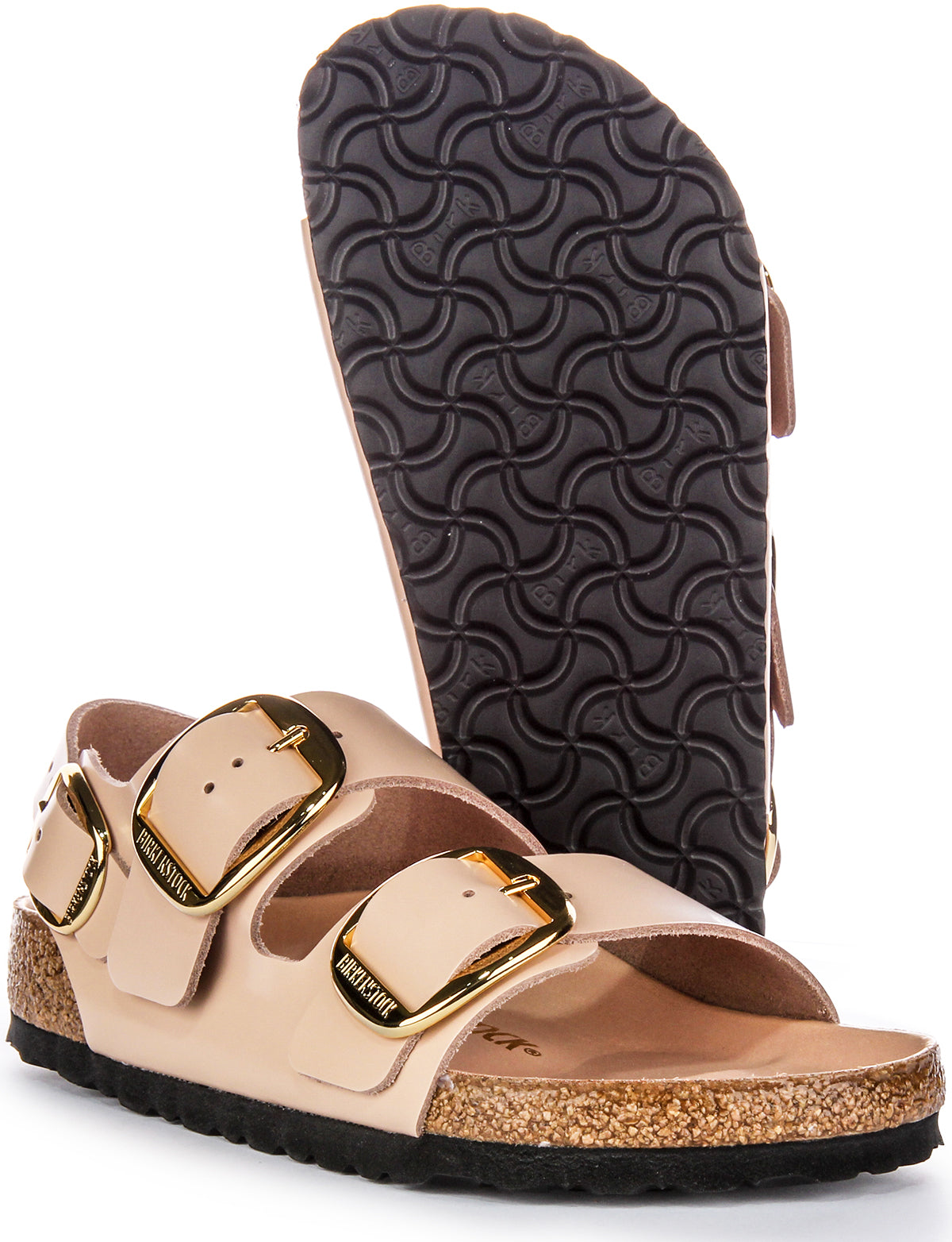 Sandali Birkenstock Milano | Pelle beige autentica da donna