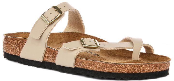 Birkenstock Mayari Sandals | Beige suede leather for Men and Women