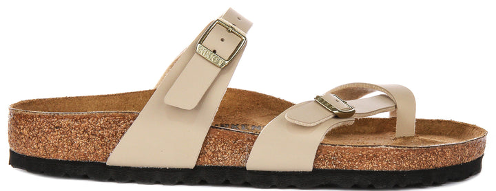 Birkenstock Mayari Sandals | Beige suede leather for Men and Women