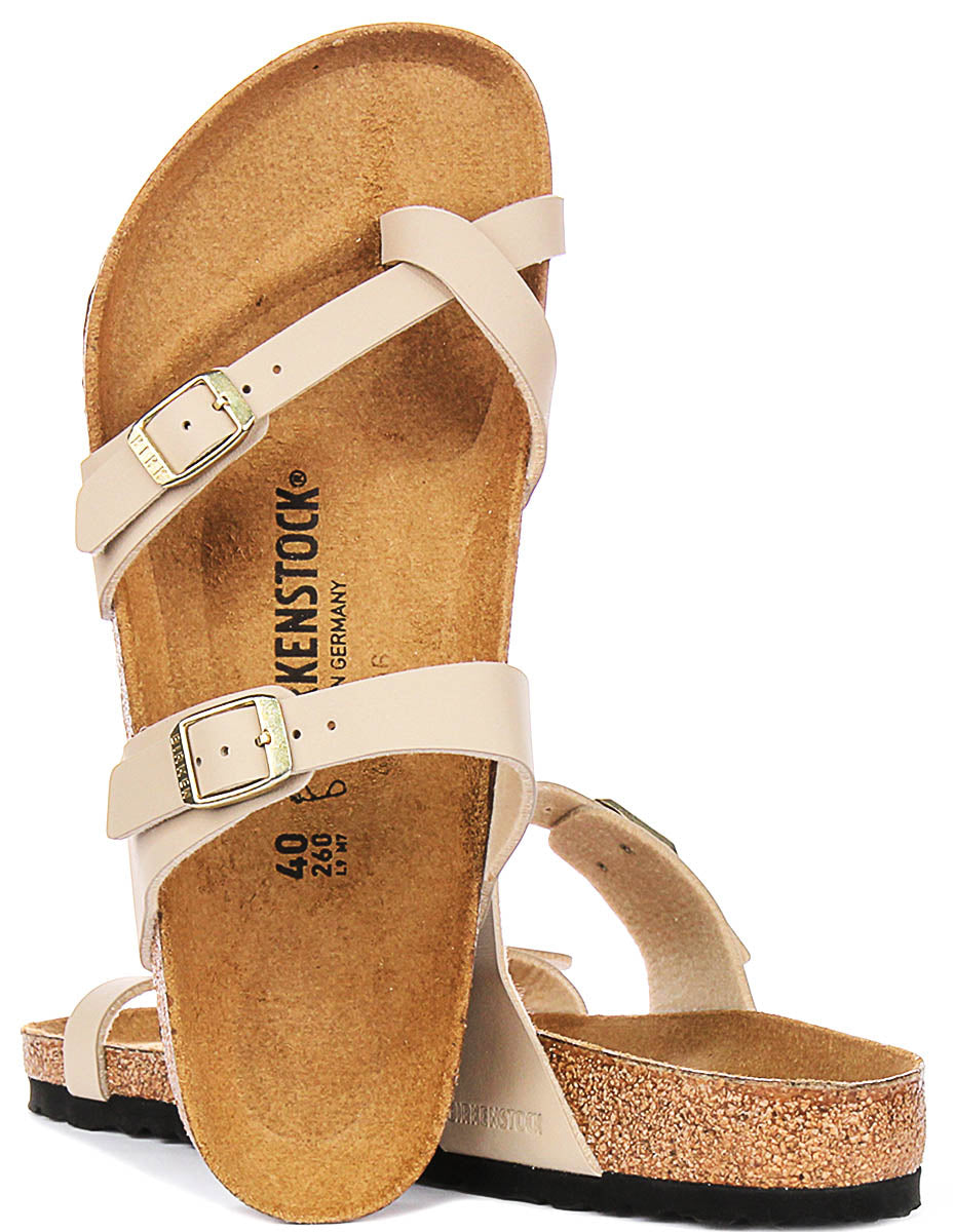 Birkenstock Mayari Sandals | Beige suede leather for Men and Women