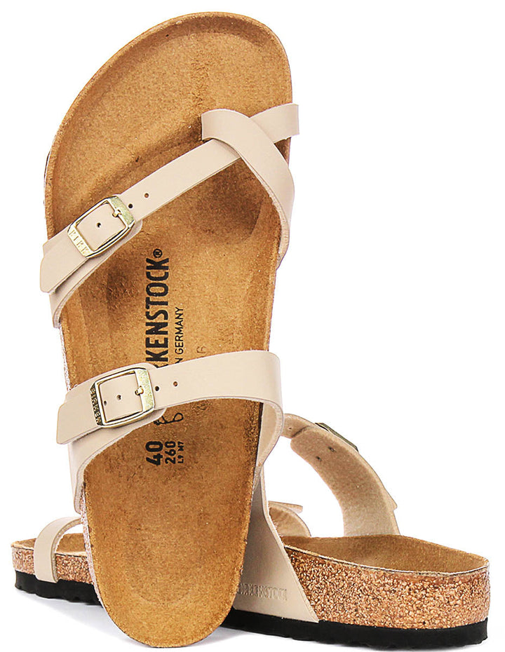 Birkenstock Mayari Sandals | Beige suede leather for Men and Women