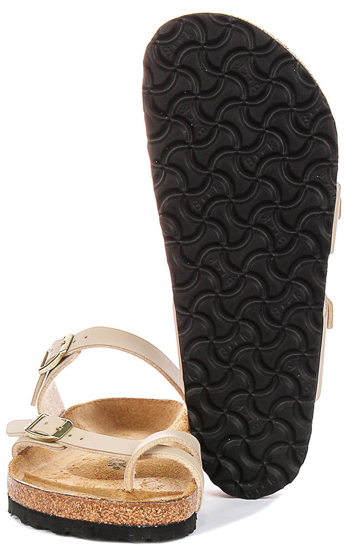 Birkenstock Mayari Sandals | Beige suede leather for Men and Women