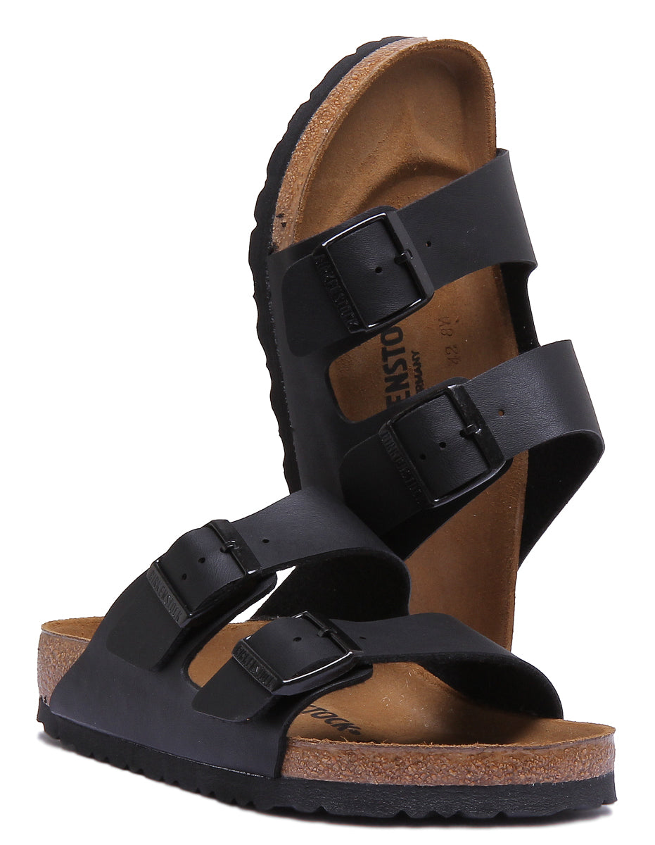Birkenstock Arizona Sandals | Black Birko-Flor for Men and Women