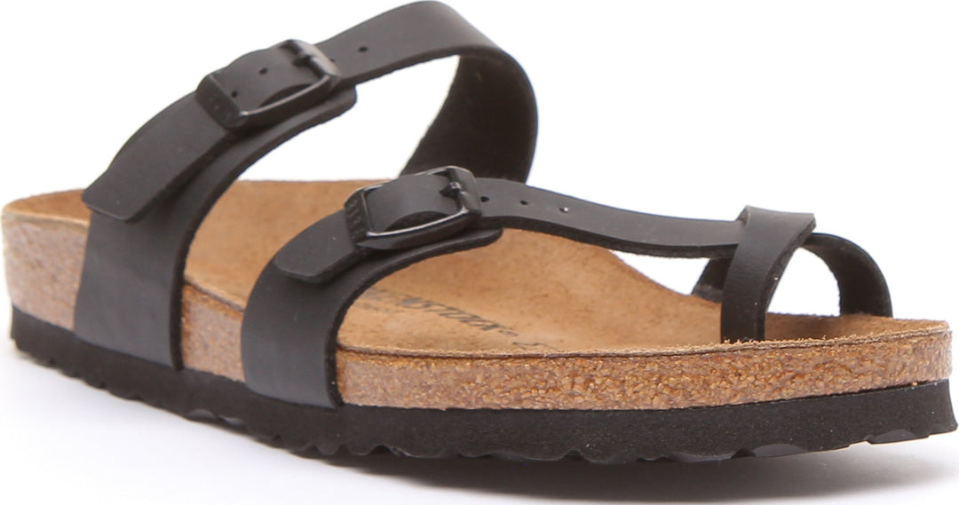 Birkenstock Mayari Sandals | Black nubuck leather for Women