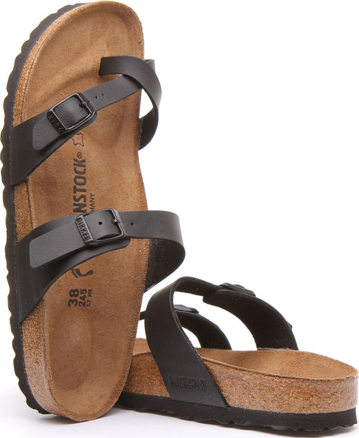 Birkenstock Mayari Sandals | Black nubuck leather for Women