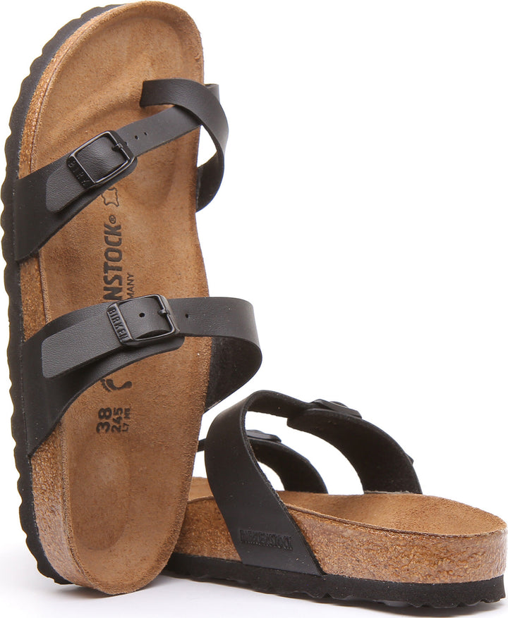 Birkenstock Mayari Sandals | Black nubuck leather for Women