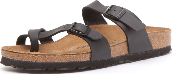 Birkenstock Mayari Sandals | Black nubuck leather for Women