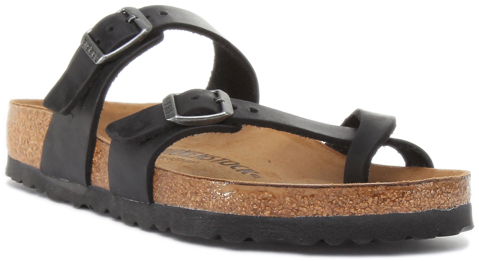 Sandali Birkenstock Mayari | Vera pelle nera da donna
