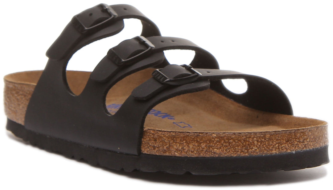 Birkenstock Florida Sandals | Black Birko-Flor for Women