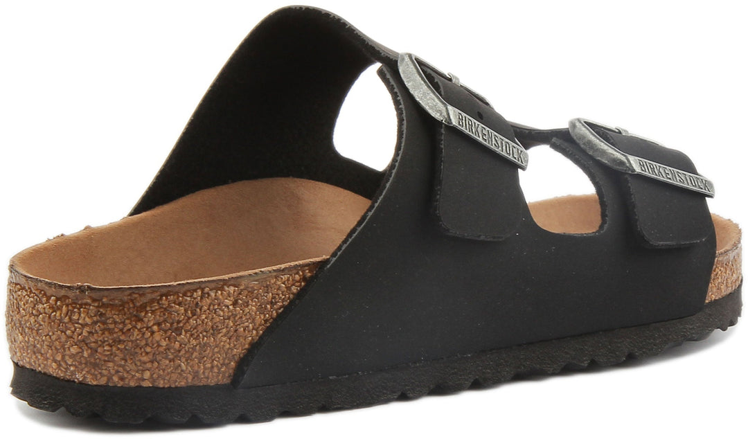 Birkenstock Arizona Sandals | Black Birko-Flor - Vegan-Friendly for Women