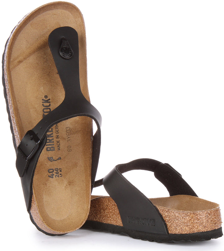 Birkenstock Gizeh Sandals | Black Birko-Flor for Women