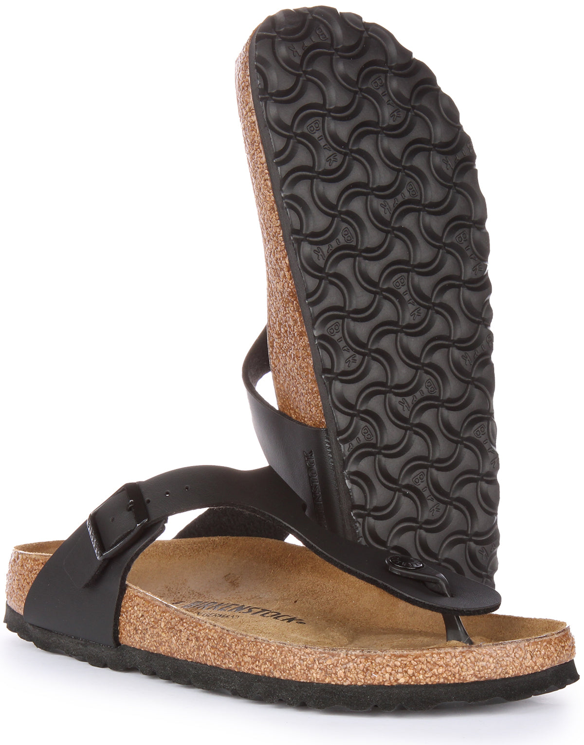 Sandali Birkenstock Gizeh | Birko-Flor nero da donna