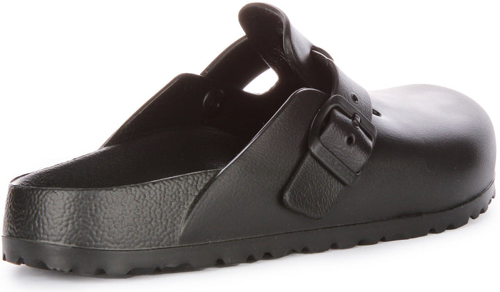 Birkenstock Boston Clogs | Black EVA - Essentials Edition for Women