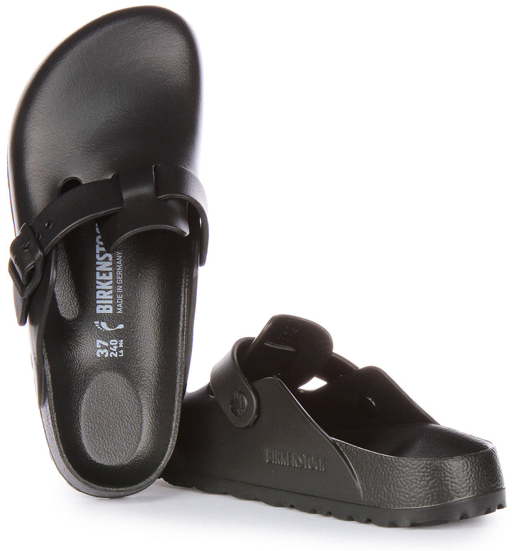 Birkenstock Boston Clogs | Black EVA - Essentials Edition for Women