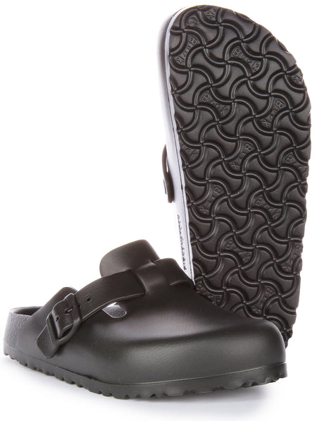 Birkenstock Boston Clogs | Black EVA - Essentials Edition for Women