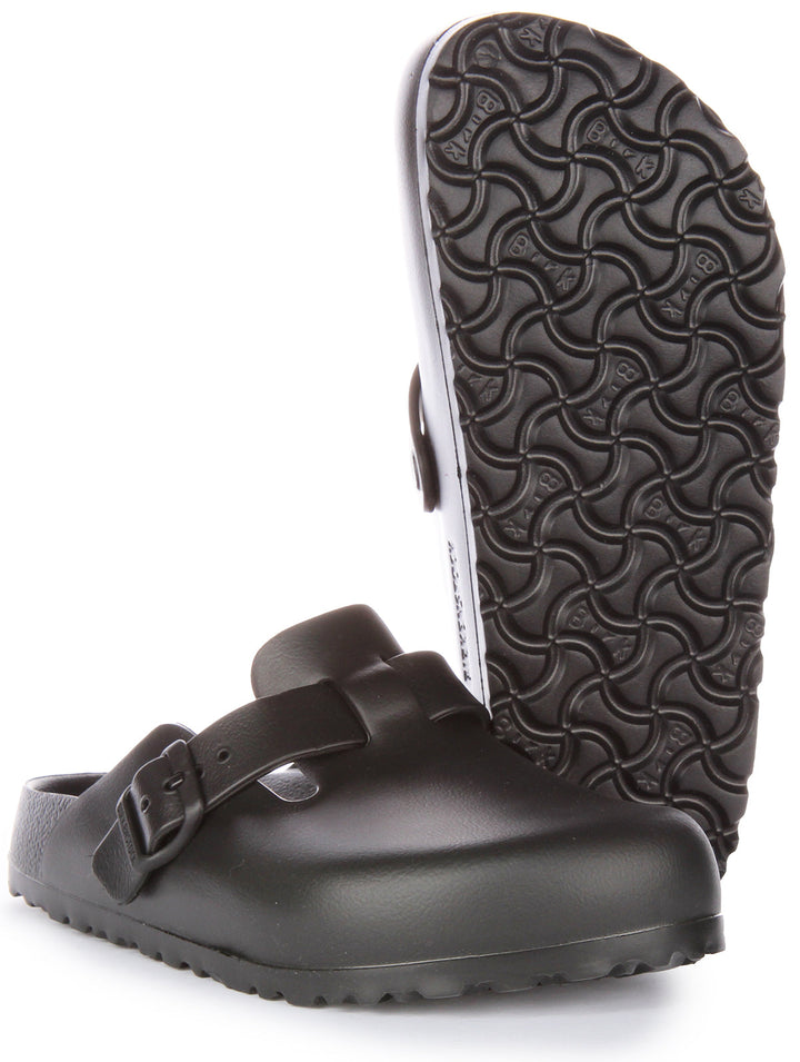 Birkenstock Boston Clogs | Black EVA - Essentials Edition for Women