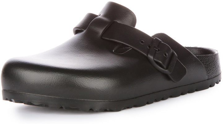 Birkenstock Boston Clogs | Black EVA - Essentials Edition for Women