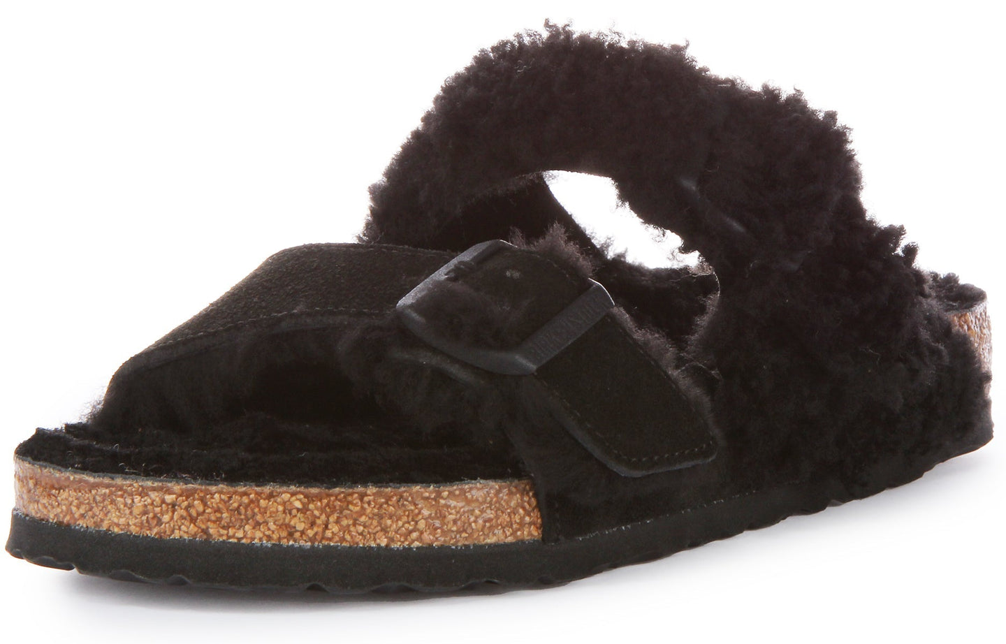 Birkenstock Arizona Sandals | Black genuine leather - Split-Tone Finish for Women
