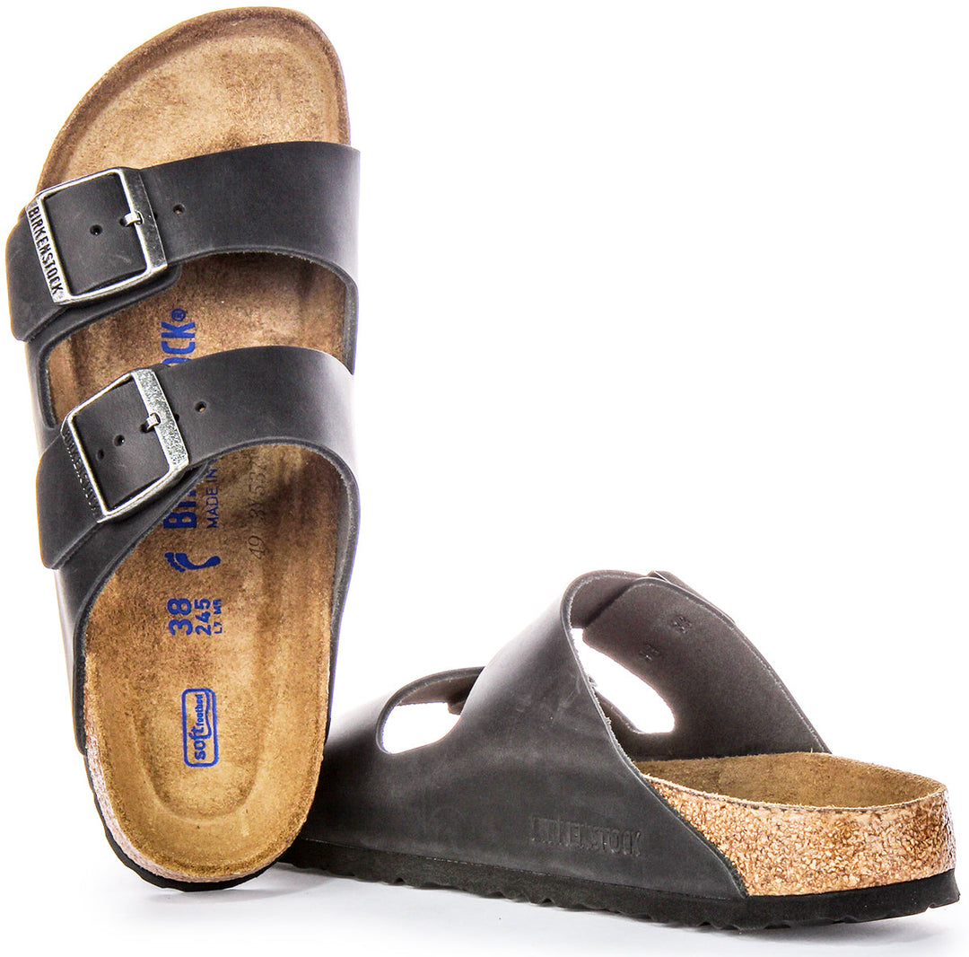 Birkenstock Arizona Sandals | Black genuine leather for Women