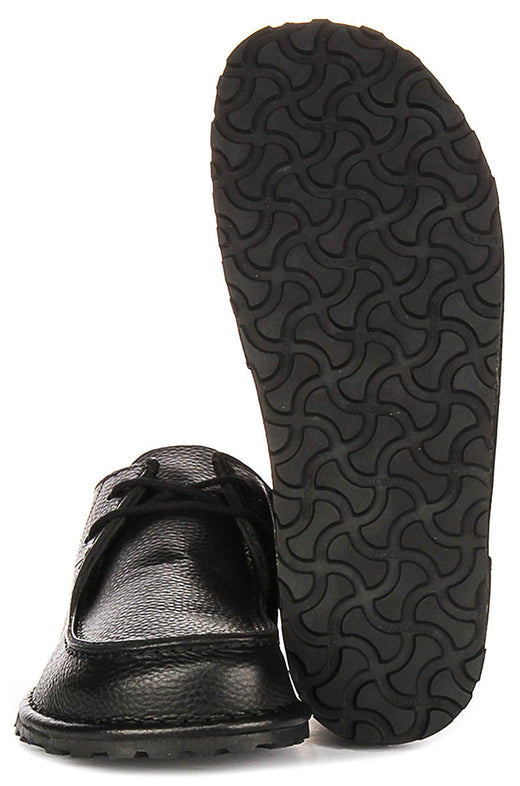Zapatos Birkenstock Utti | tejido negro para hombres y mujeres - horma regular