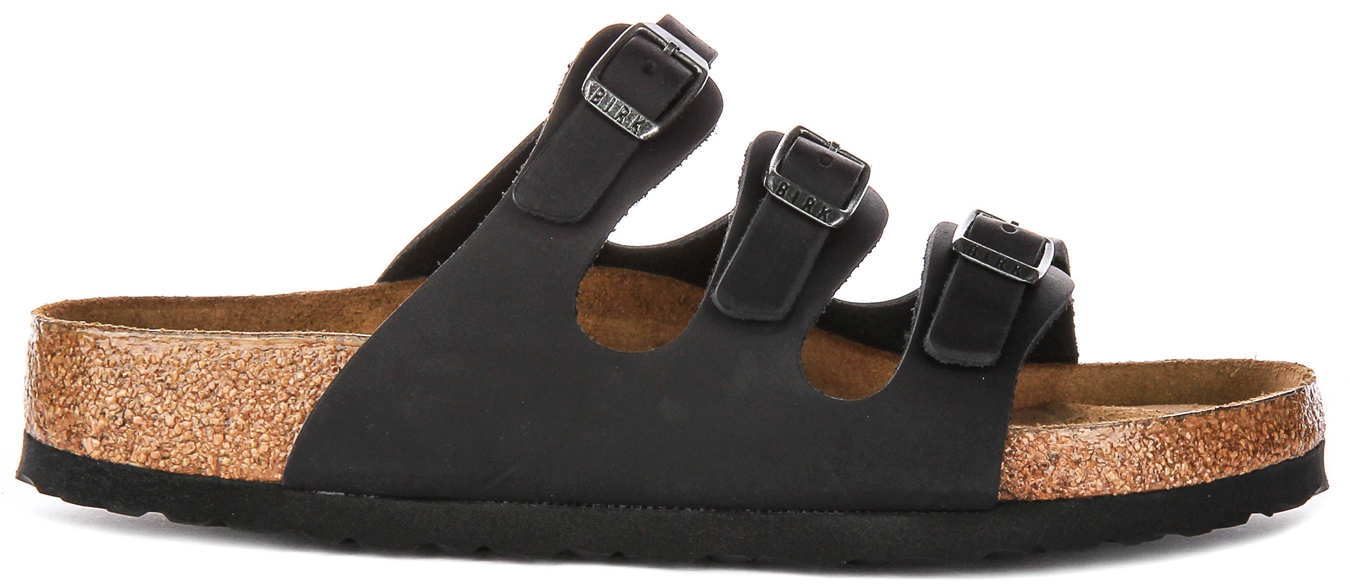 Birkenstock Florida Sandals | Black suede leather for Women