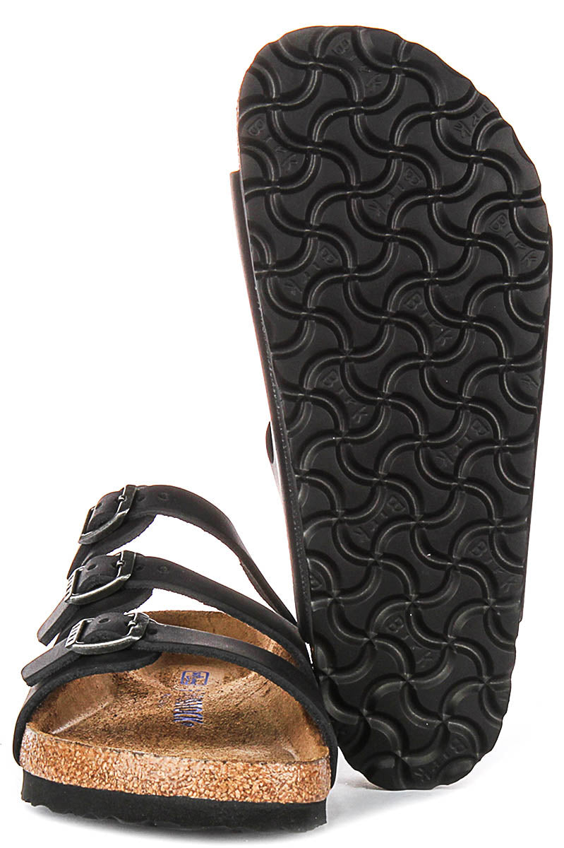 Birkenstock Florida Sandals | Black suede leather for Women
