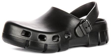 Birkenstock Birki Flow Clogs | Black EVA for Women - Regular Fit
