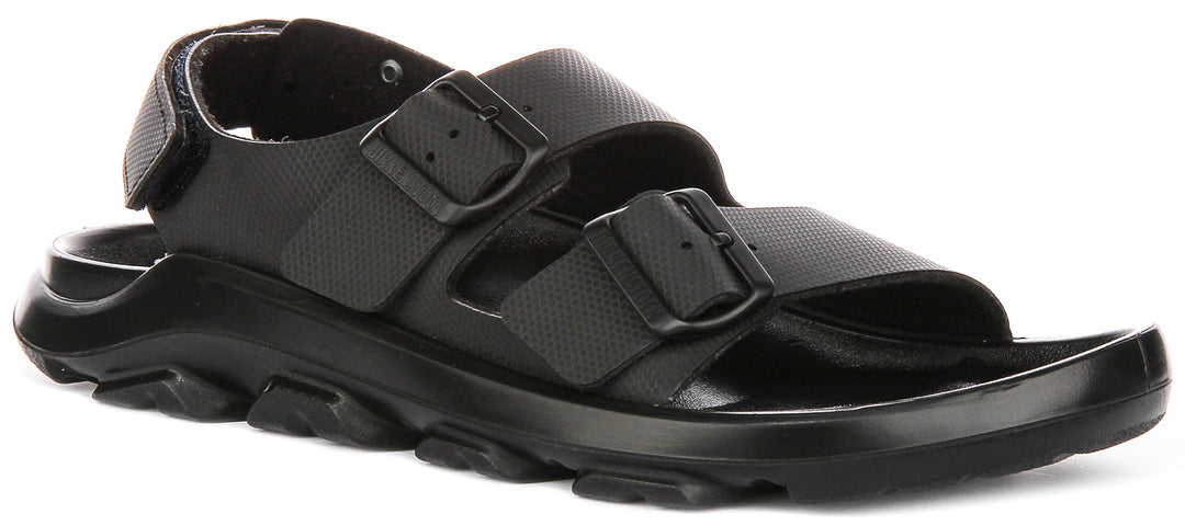 Birkenstock Mogami Terra Trainers | Black genuine leather for Men - Regular Fit