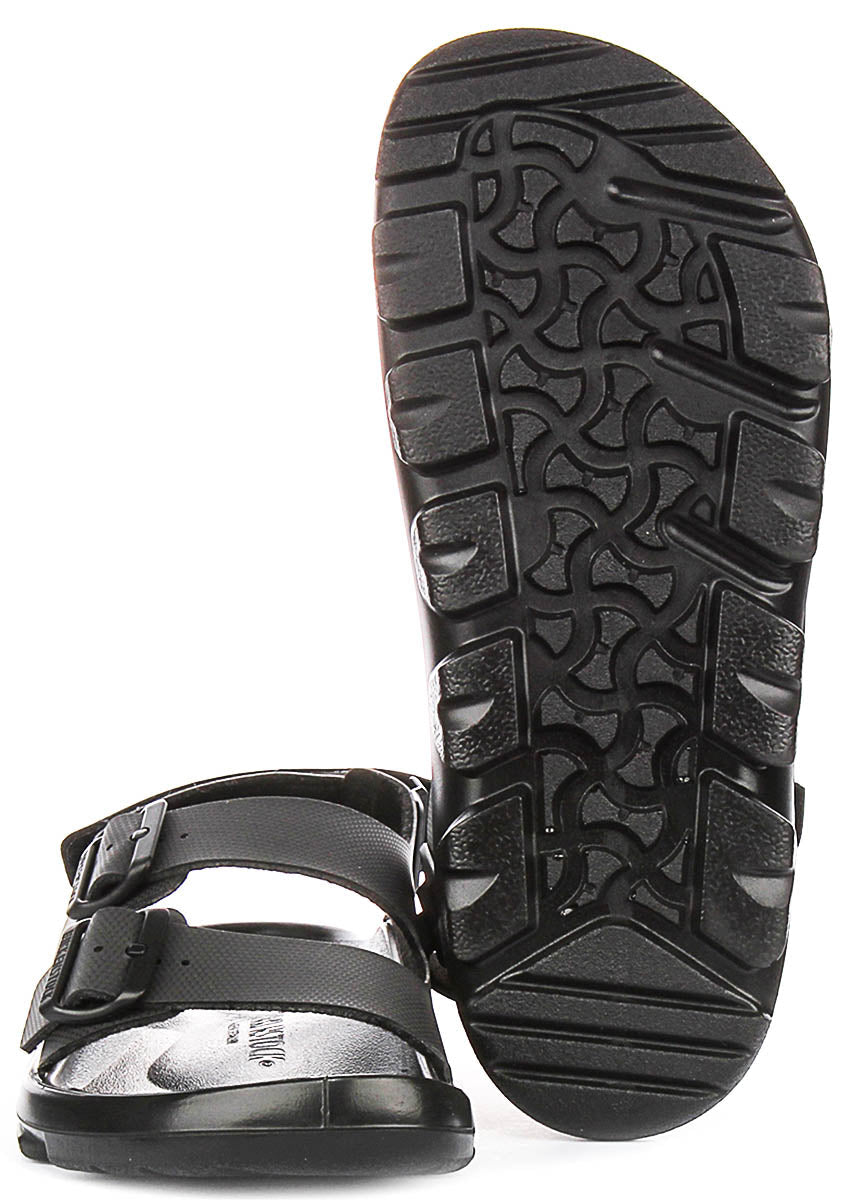 Birkenstock Mogami Terra Trainers | Black genuine leather for Men - Regular Fit